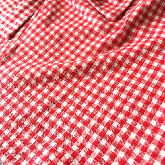 Anthropologie Eva Franco Gingham Bow Top Women's XL - Picture 7 of 16
